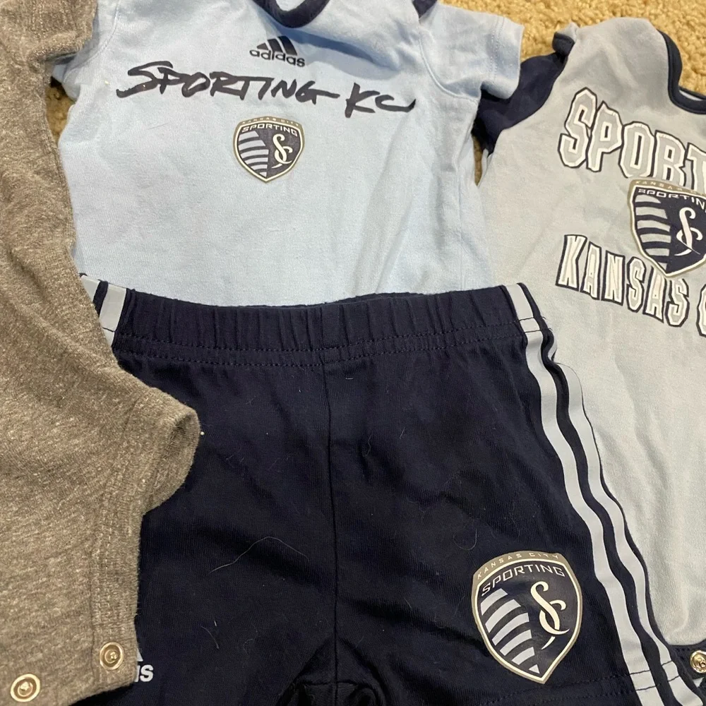 Sporting KC Baby Onesie Set - Picture 4 of 6